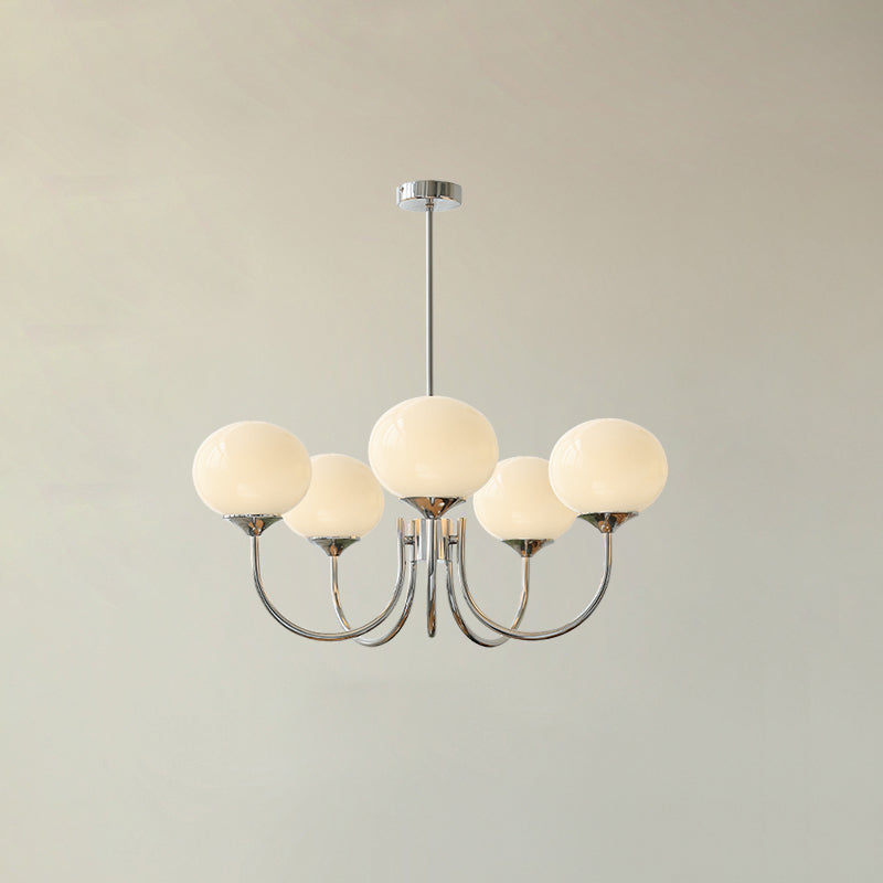 Modern Marshmallow Chandelier – Playful Elegance with a Touch of Glamour