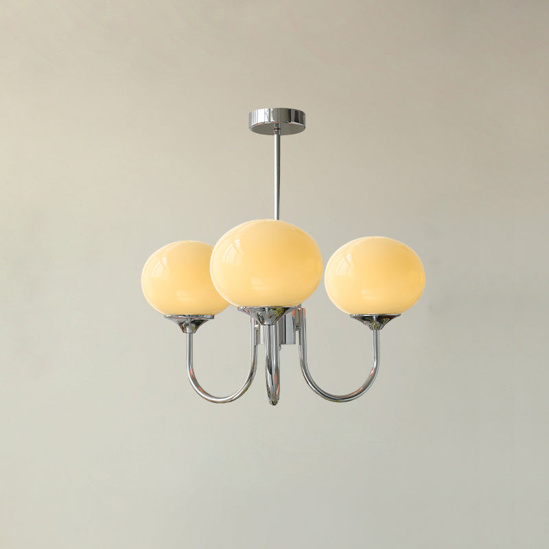 Modern Marshmallow Chandelier – Playful Elegance with a Touch of Glamour