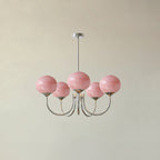 Modern Marshmallow Chandelier – Playful Elegance with a Touch of Glamour