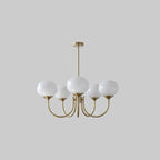 Modern Marshmallow Chandelier – Playful Elegance with a Touch of Glamour