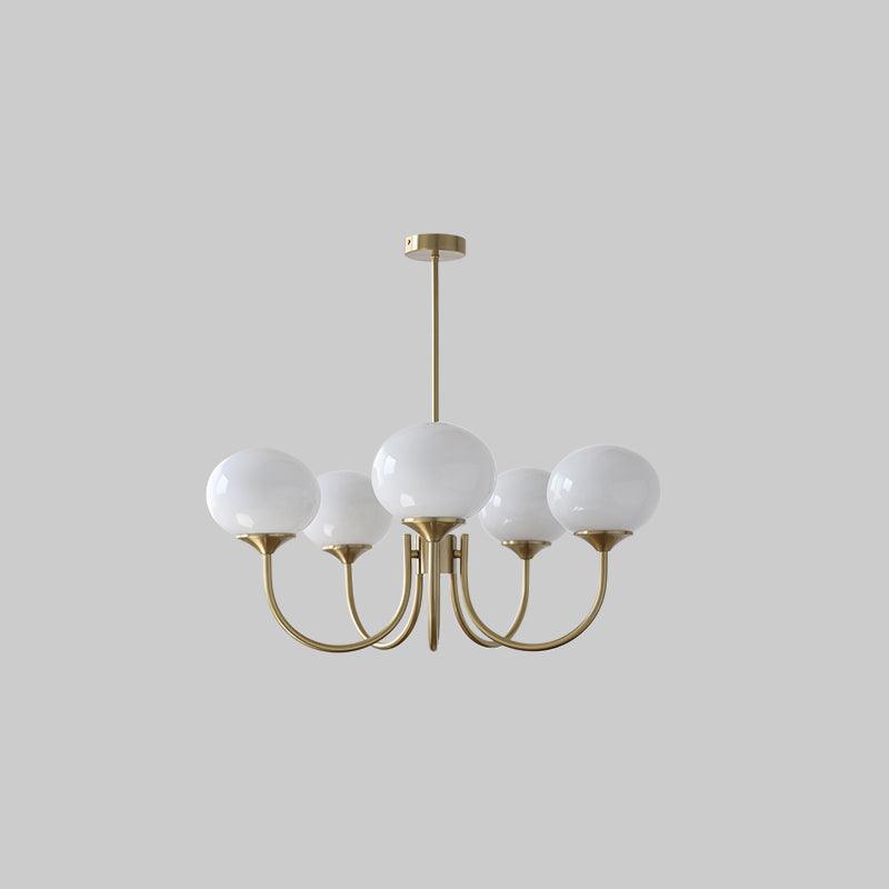Modern Marshmallow Chandelier – Playful Elegance with a Touch of Glamour