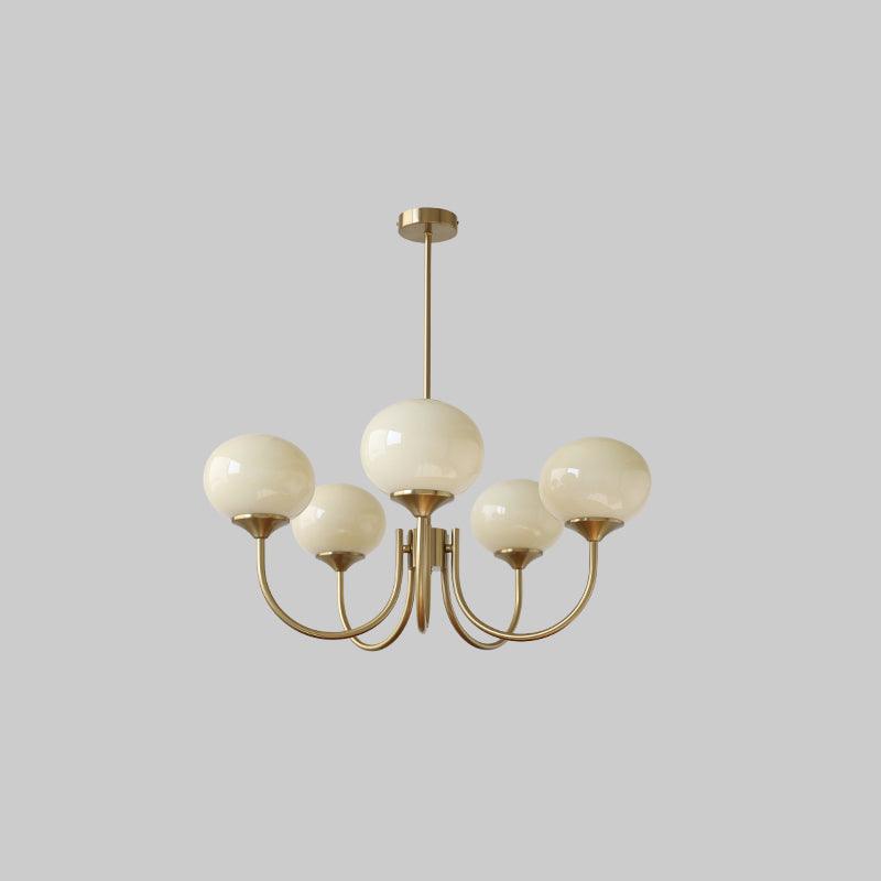 Modern Marshmallow Chandelier – Playful Elegance with a Touch of Glamour
