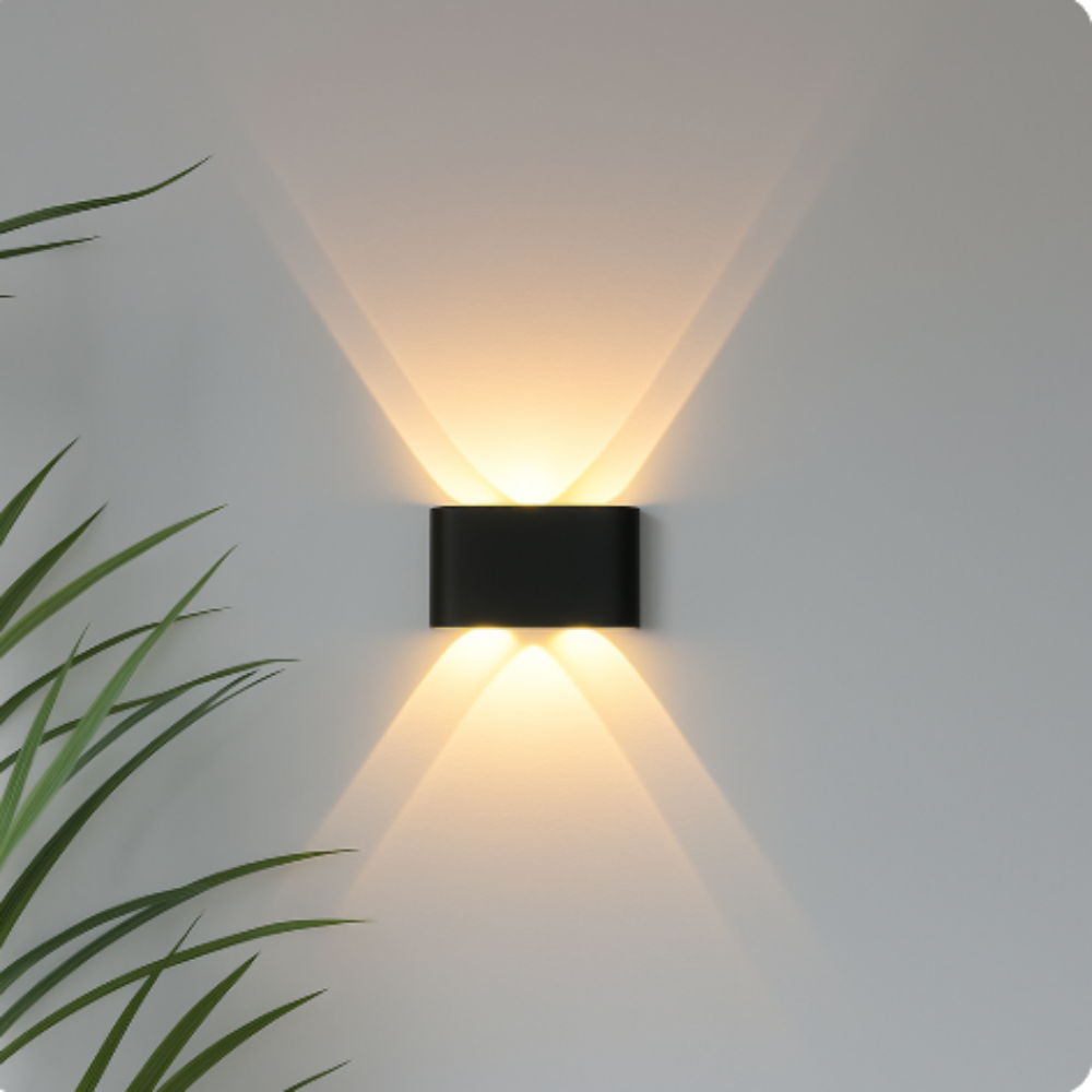 Modern Minimalist Indoor/Outdoor Wall Light