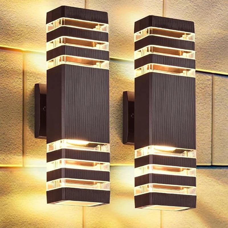 Modern Outdoor Wall Lantern – IP65 Waterproof Exterior Sconce for Garden