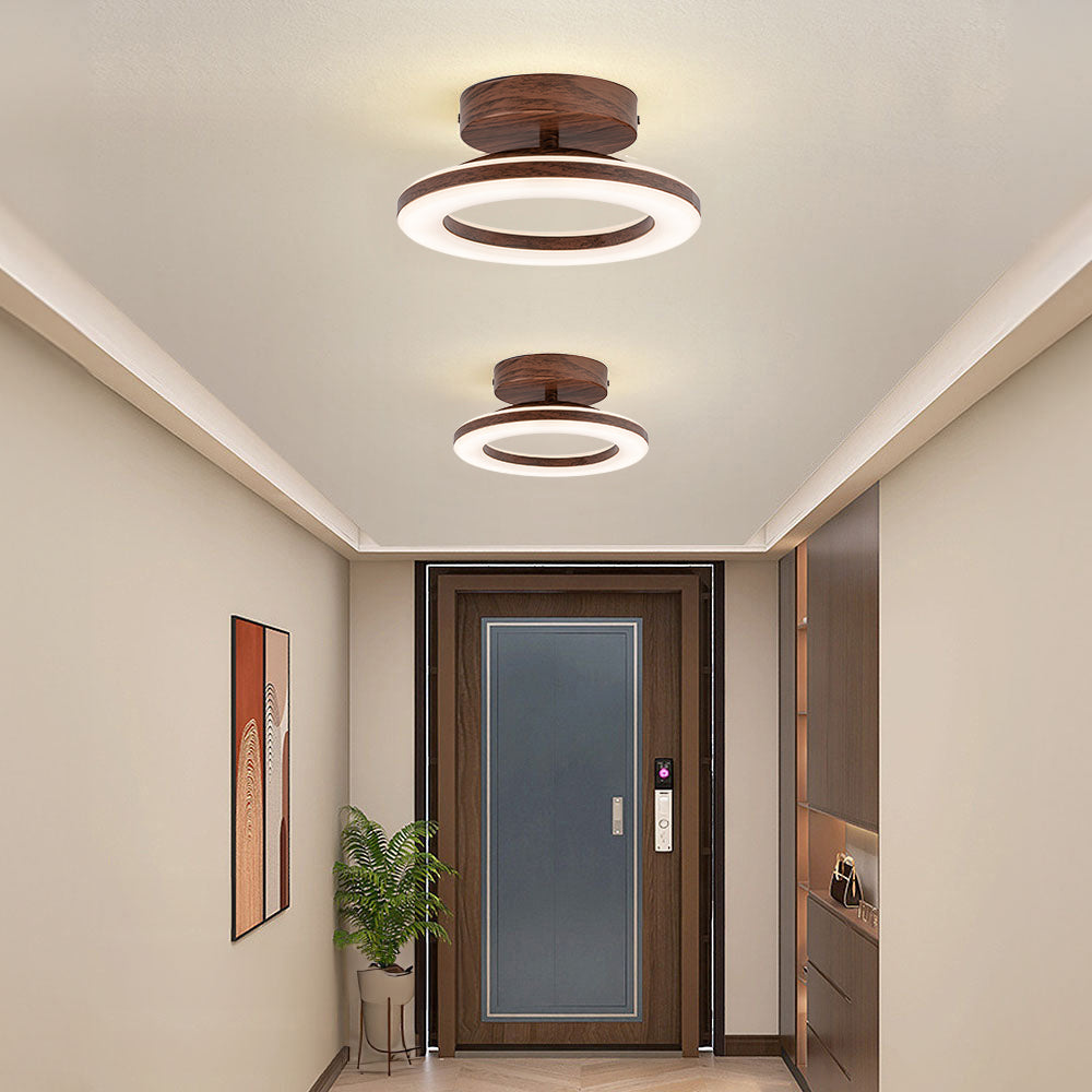Modern Round LED Ceiling Light for Hallway – Stylish Acrylic Fixture