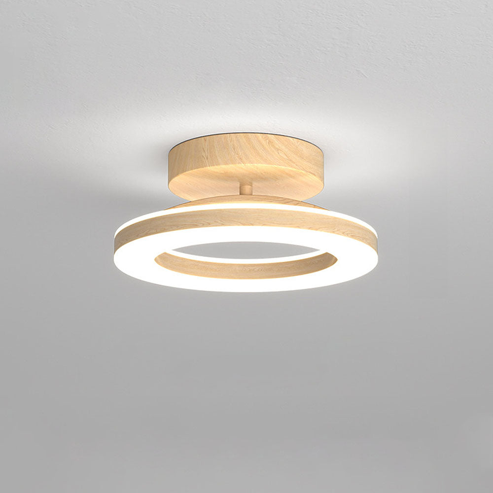 Modern Round LED Ceiling Light for Hallway – Stylish Acrylic Fixture