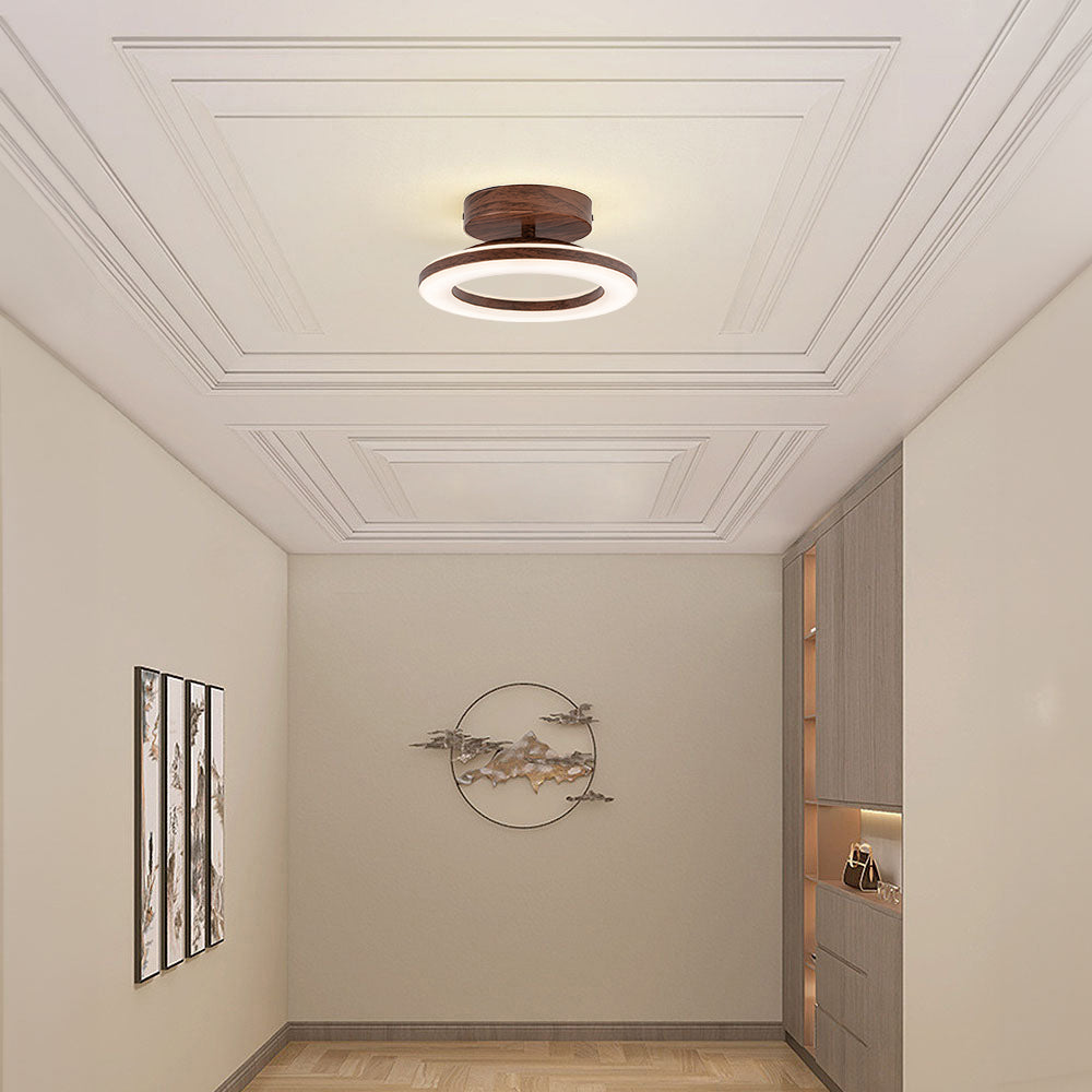 Modern Round LED Ceiling Light for Hallway – Stylish Acrylic Fixture