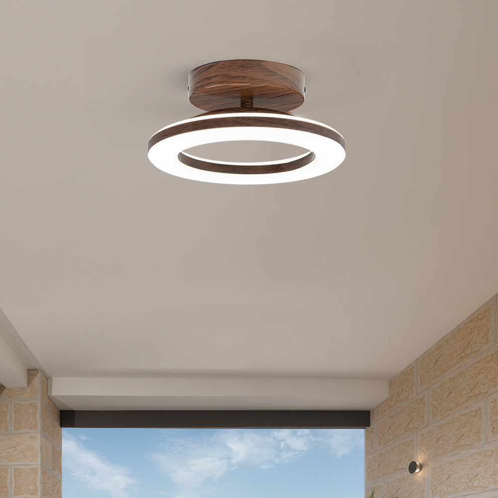 Modern Round LED Ceiling Light for Hallway – Stylish Acrylic Fixture