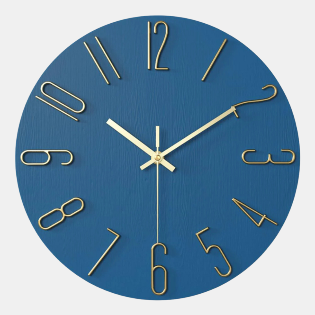 Modern Wall Clock Decor – Elegant Minimalist Design for Living Room 0