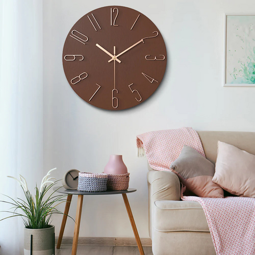 Modern Wall Clock Decor – Elegant Minimalist Design for Living Room 1