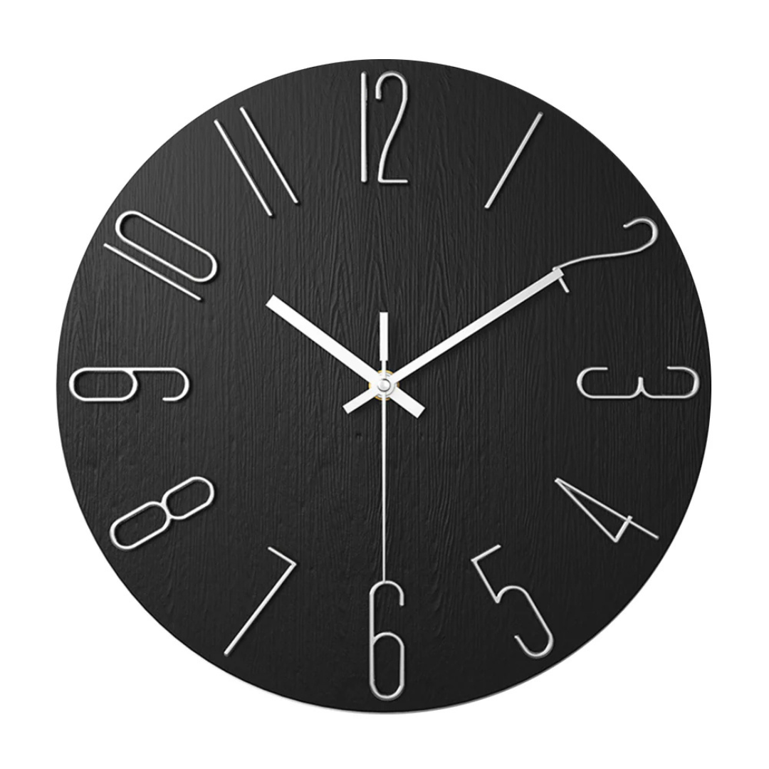 Modern Wall Clock Decor – Elegant Minimalist Design for Living Room 3