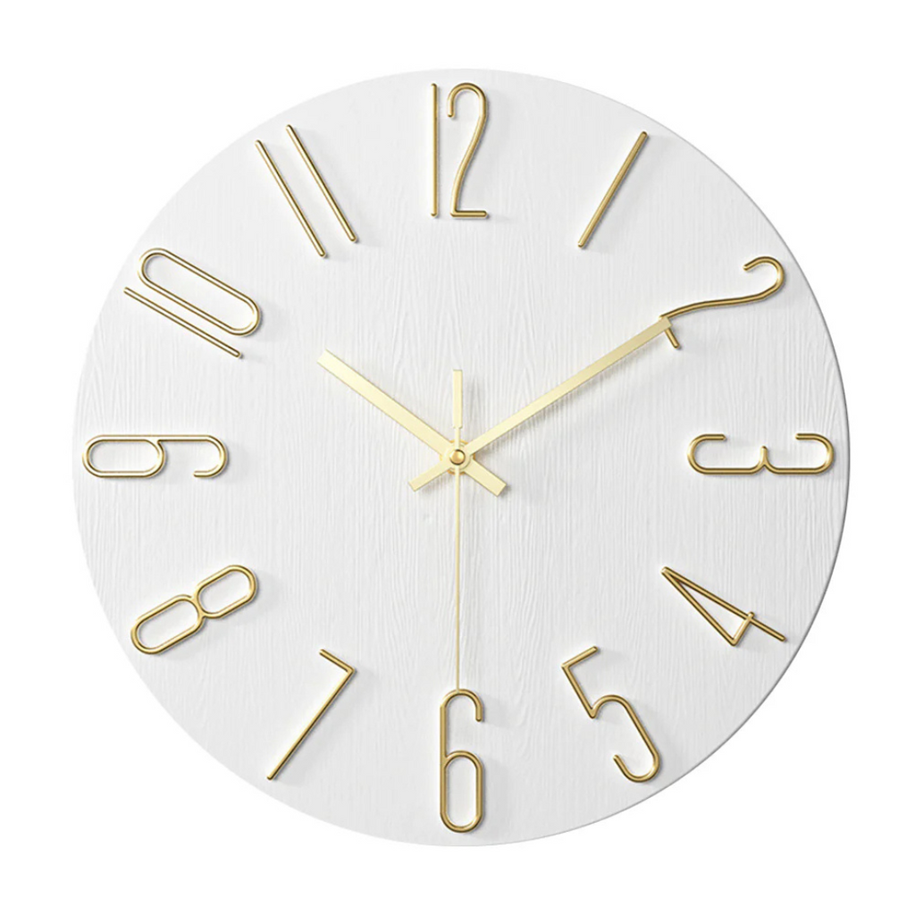Modern Wall Clock Decor – Elegant Minimalist Design for Living Room 4