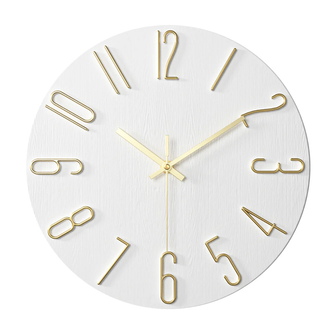 Modern Wall Clock Decor – Elegant Minimalist Design for Living Room 4