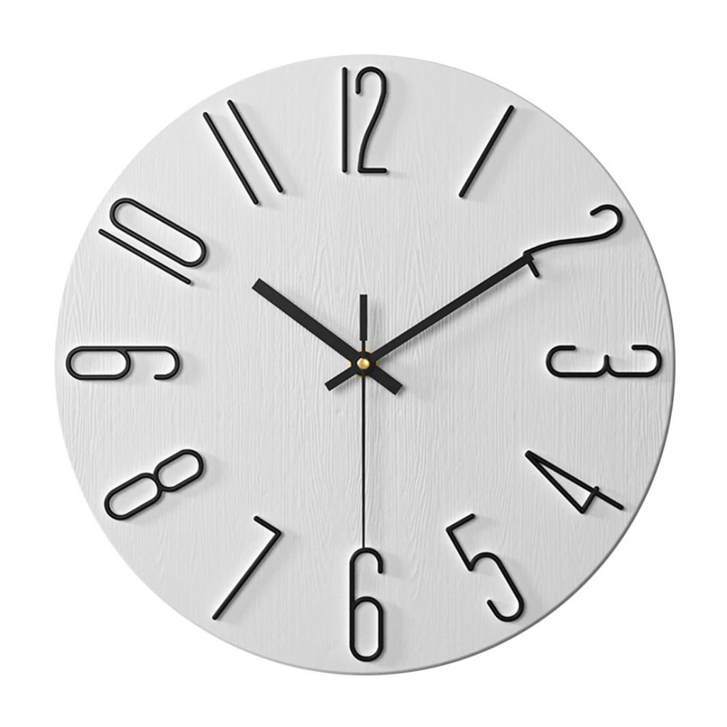 Modern Wall Clock Decor – Elegant Minimalist Design for Living Room 5