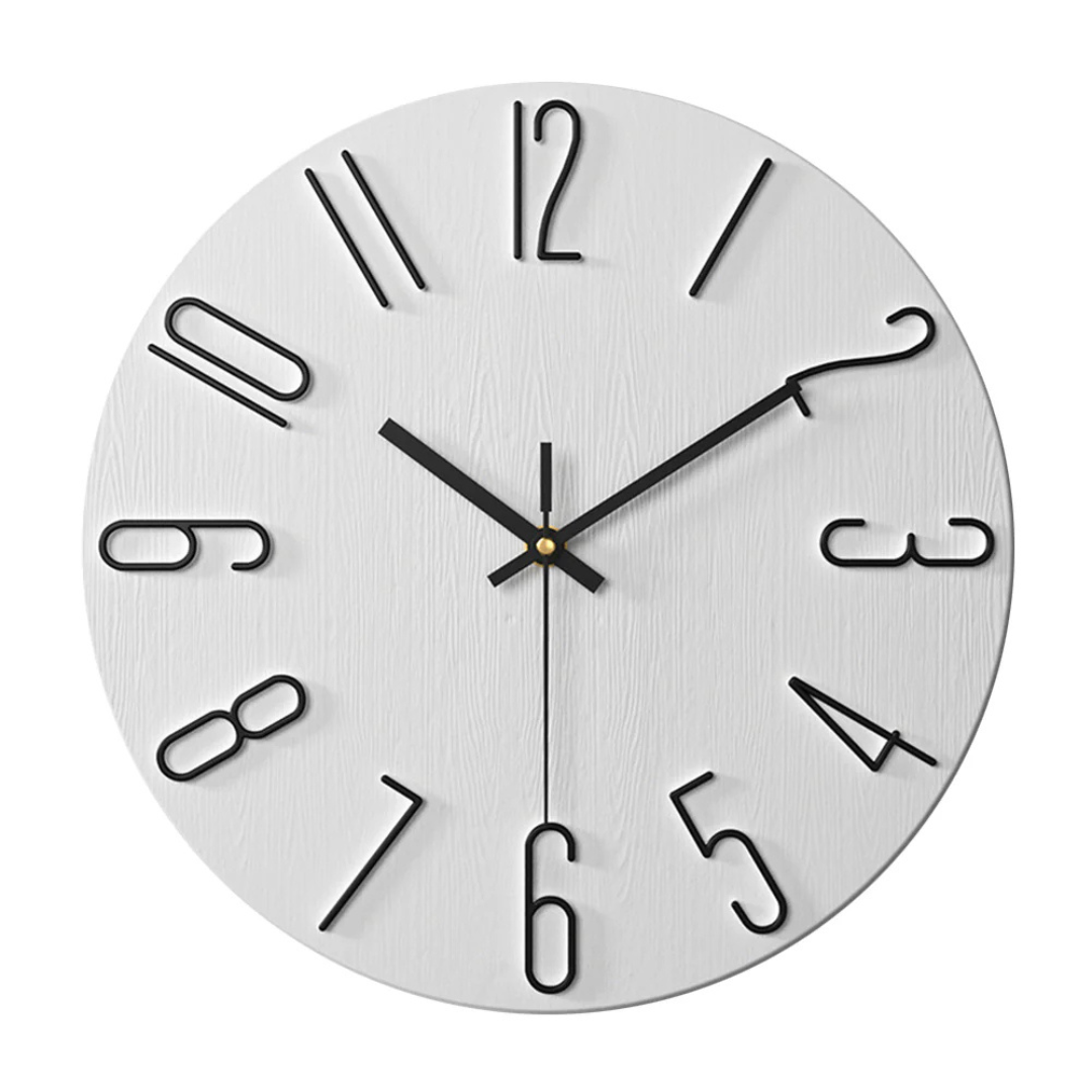 Modern Wall Clock Decor – Elegant Minimalist Design for Living Room 5