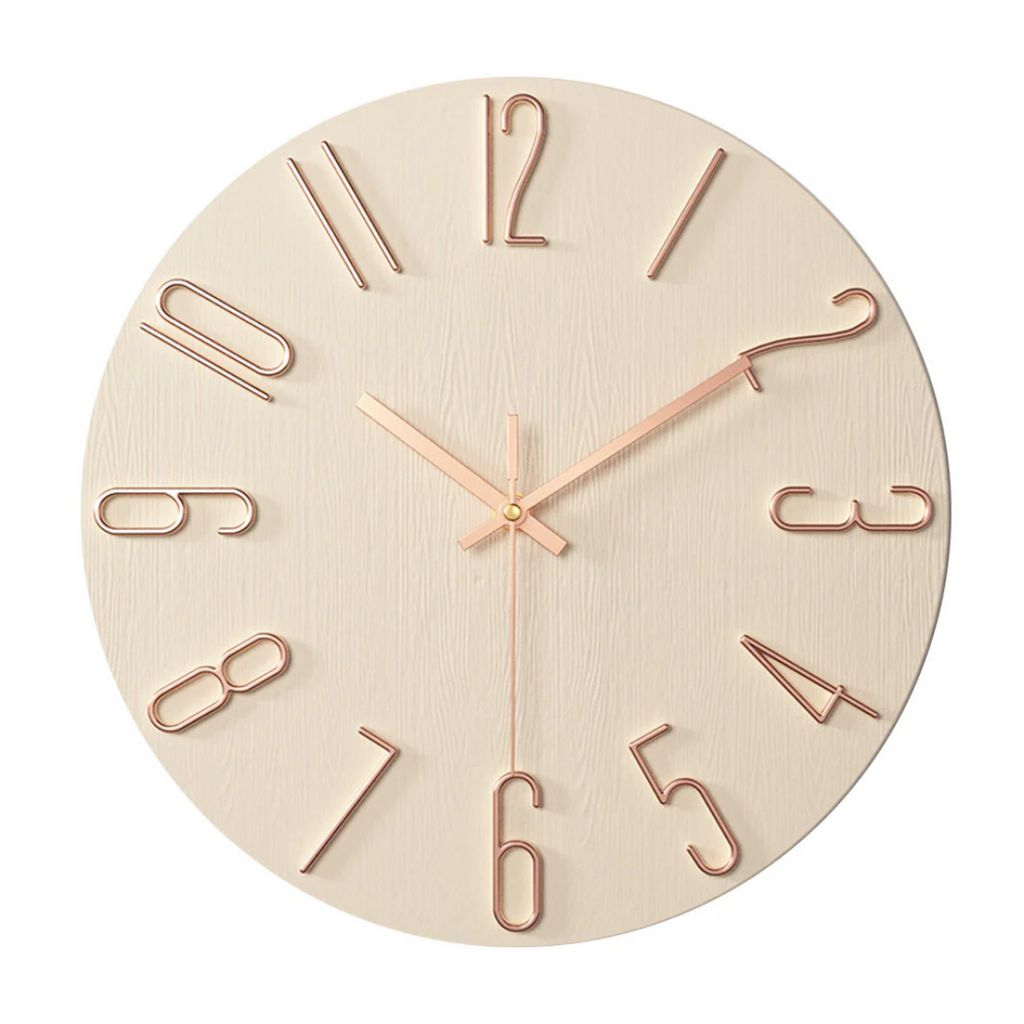 Modern Wall Clock Decor – Elegant Minimalist Design for Living Room 7
