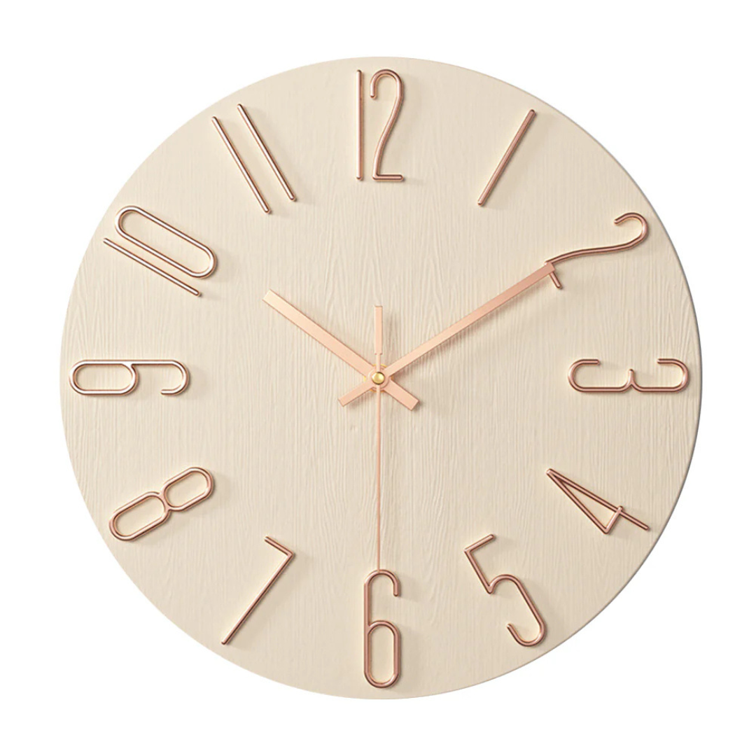 Modern Wall Clock Decor – Elegant Minimalist Design for Living Room 7