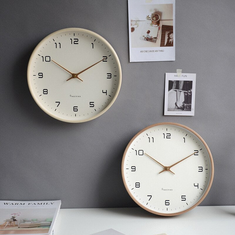 Modern Wall Clock Decor – Minimalist Nordic Design for Elegant Interiors 1