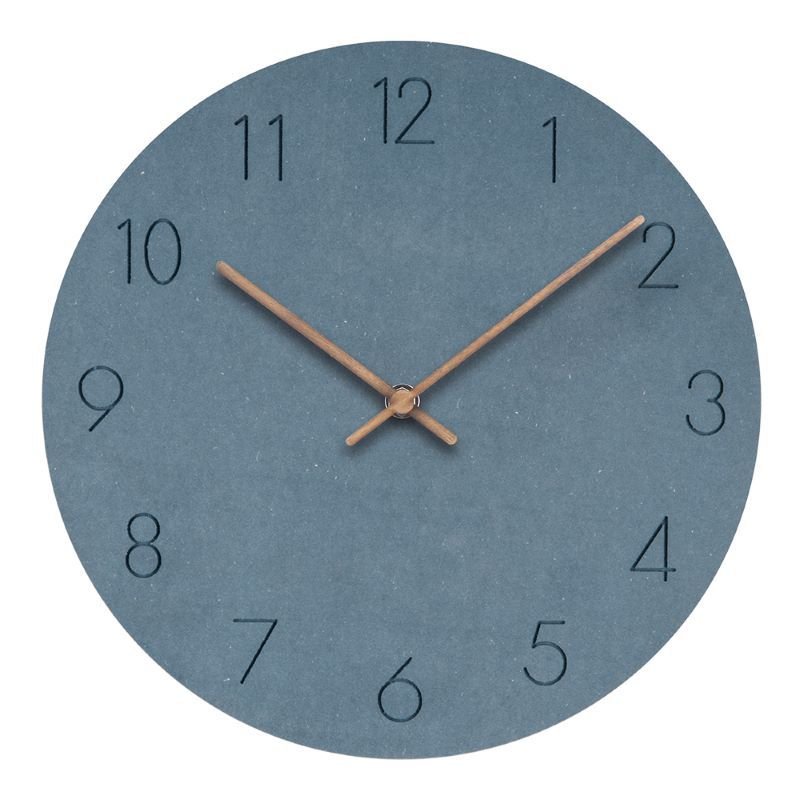 Silent Scandinavian Wall Clock – Natural Wood Design for Peaceful Interiors