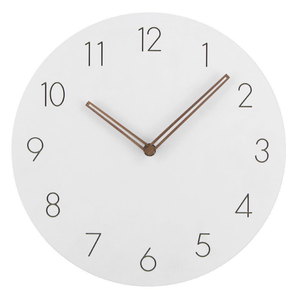 Silent Scandinavian Wall Clock – Natural Wood Design for Peaceful Interiors