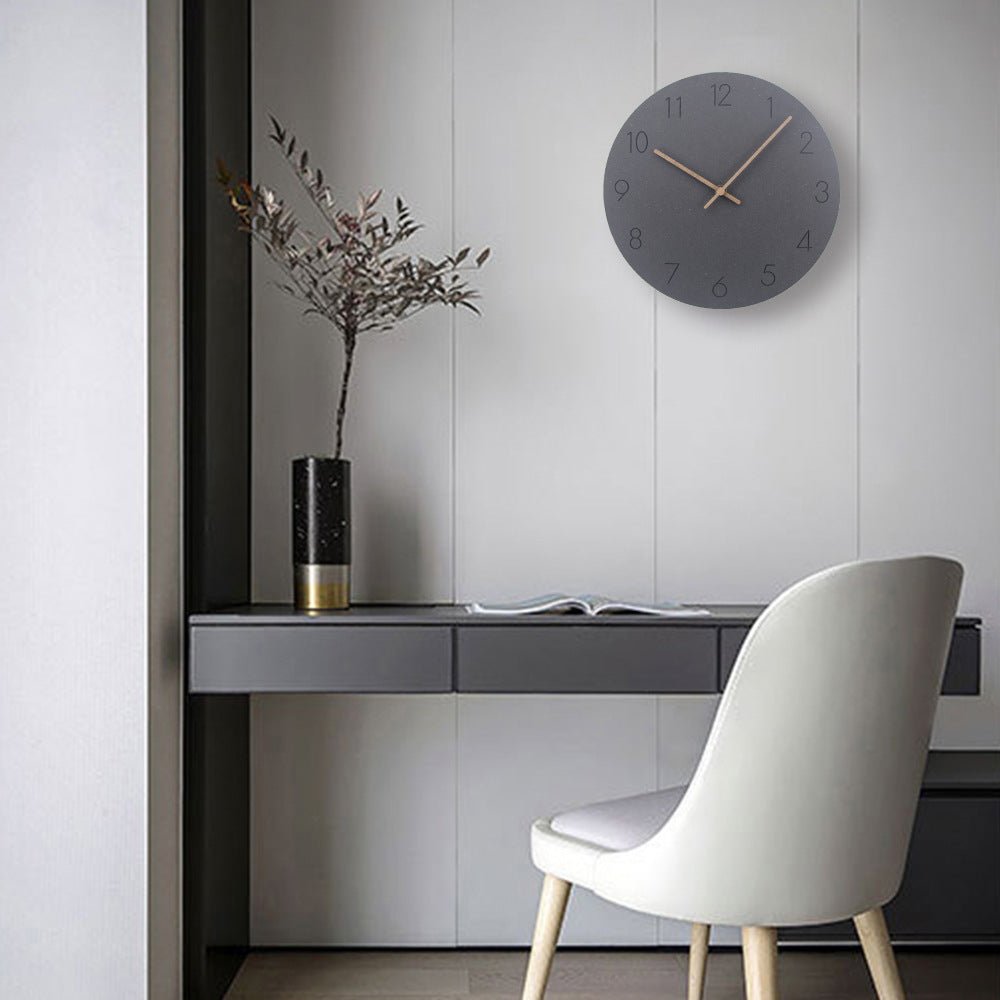 Silent Scandinavian Wall Clock – Natural Wood Design for Peaceful Interiors