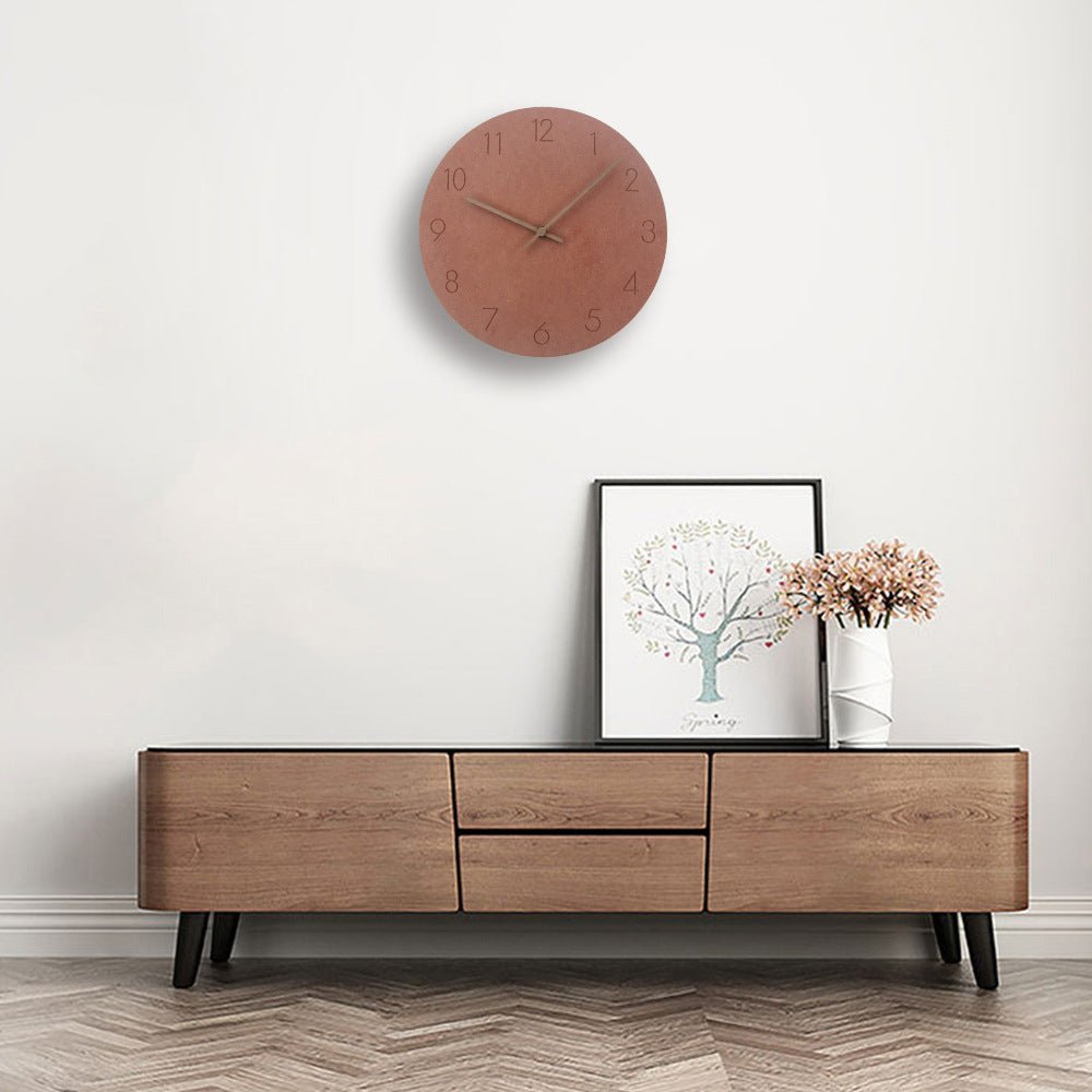 Silent Scandinavian Wall Clock – Natural Wood Design for Peaceful Interiors