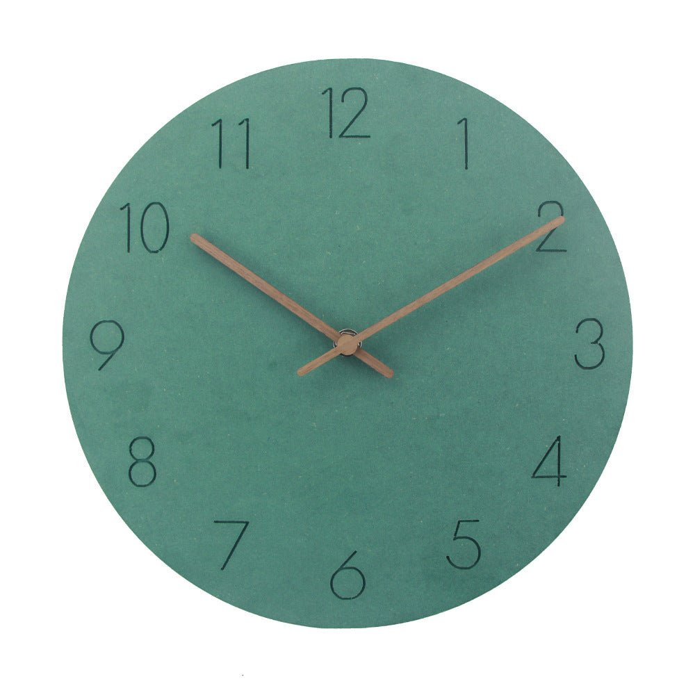 Silent Scandinavian Wall Clock – Natural Wood Design for Peaceful Interiors