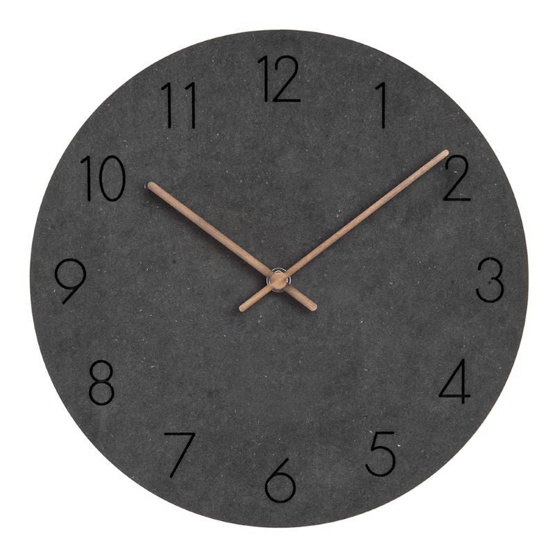 Silent Scandinavian Wall Clock – Natural Wood Design for Peaceful Interiors