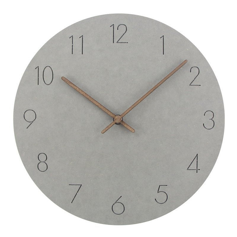 Silent Scandinavian Wall Clock – Natural Wood Design for Peaceful Interiors