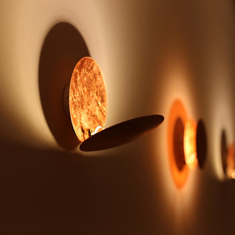 Minimalist Solar Eclipse Wall Lamp – Modern Home Accent