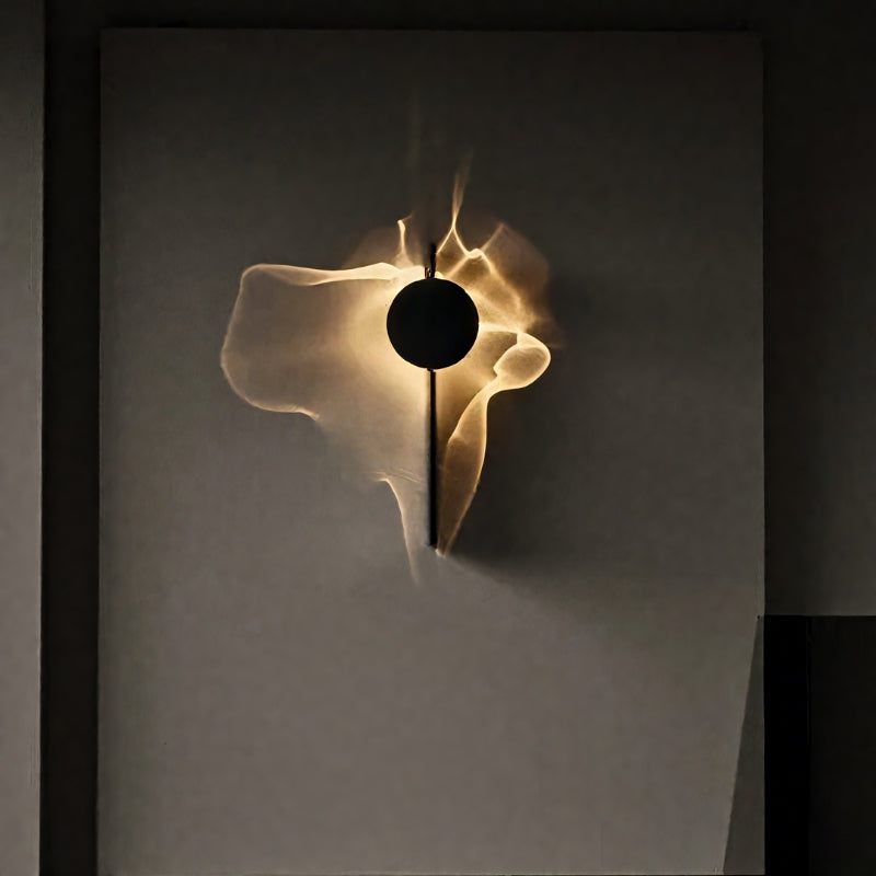 Modern Wall Lamp Sconce with Adjustable Ripple Light for Home Decor