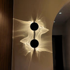 Modern Wall Lamp Sconce with Adjustable Ripple Light for Home Decor