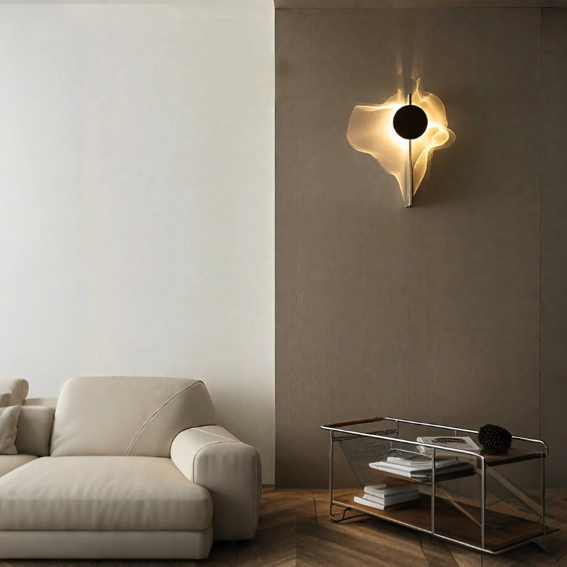 Modern Wall Lamp Sconce with Adjustable Ripple Light for Home Decor