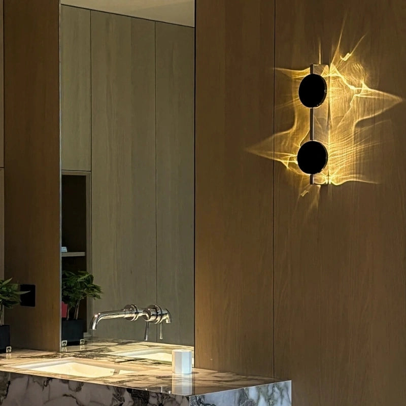 Modern Wall Lamp Sconce with Adjustable Ripple Light for Home Decor