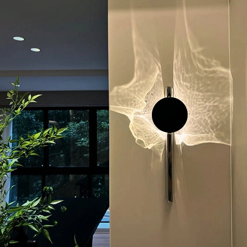 Modern Wall Lamp Sconce with Adjustable Ripple Light for Home Decor