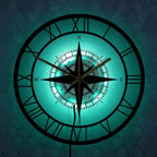Luxury Nautical Compass Wall Clock – Precision Craftsmanship