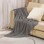 Elegant Scandinavian Nordic Stripe Blanket – Perfect for Lounging