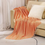 Elegant Scandinavian Nordic Stripe Blanket – Perfect for Lounging