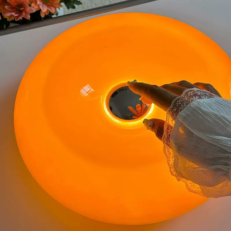Vintage Donut Table Lamp – Retro-Inspired LED Table Light