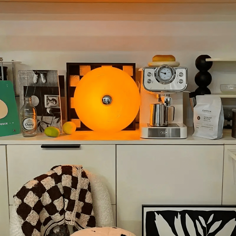 Vintage Donut Table Lamp – Retro-Inspired LED Table Light