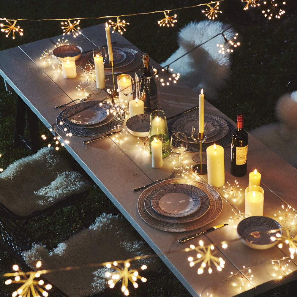 Starburst Copper String Lights – Sparkling Elegance for Any Occasion