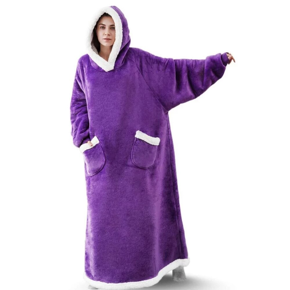 Winter Oversized Hoodie Blanket – Soft, Cozy, and Perfect for Cold Days