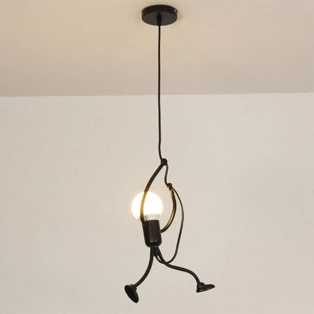 Retro Character LED Ceiling Light – Fun & Nostalgic Design