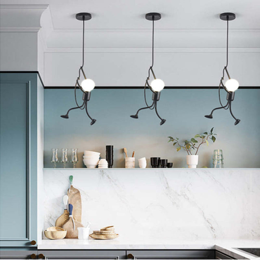 Retro Character LED Ceiling Light – Fun & Nostalgic Design