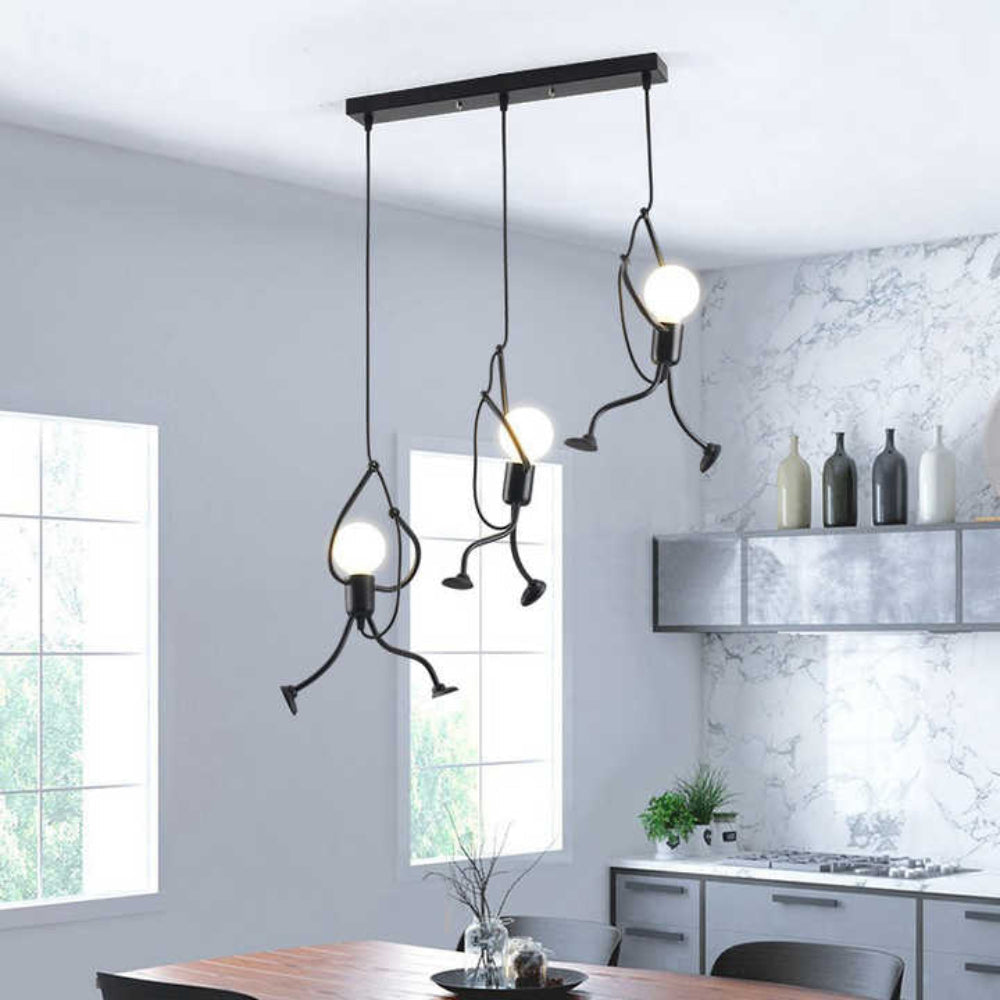 Retro Character LED Ceiling Light – Fun & Nostalgic Design