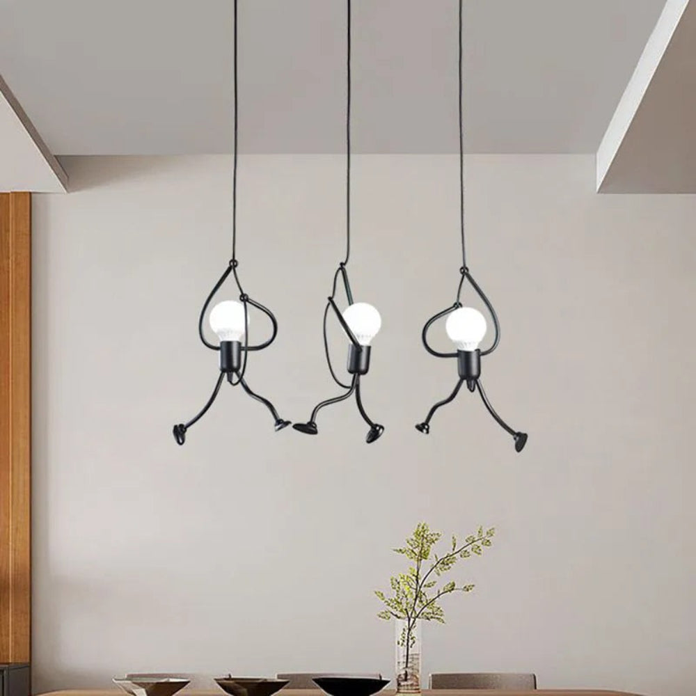 Retro Character LED Ceiling Light – Fun & Nostalgic Design