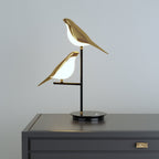 Stylish LED Table Lamp – Postmodern Elegance with a Golden Touch