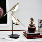 Stylish LED Table Lamp – Postmodern Elegance with a Golden Touch