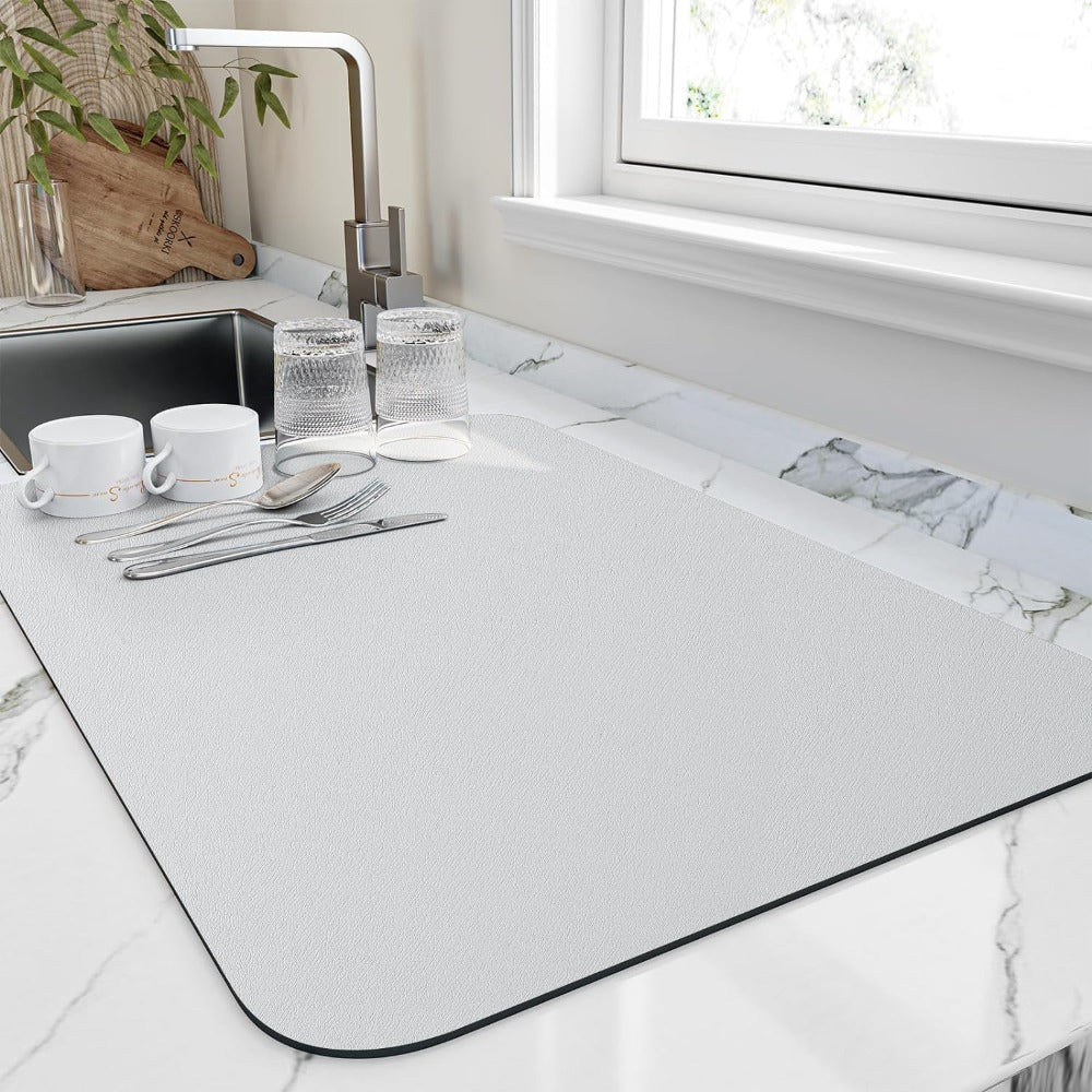 Quick-Dry Kitchen Draining Mat – Super Absorbent & Practical