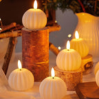 Flameless Block Candles – Elegant Ambiance Without the Flame